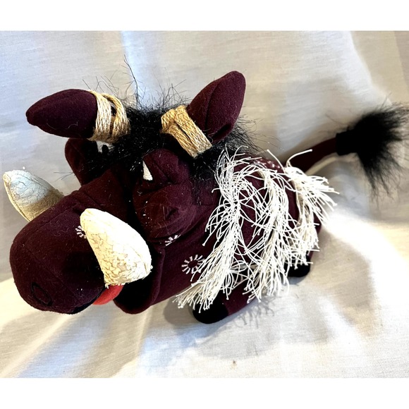 Disney Lion King BEAN BAG 1997 Broadway Musical Trickster #3 and Pumba - Picture 5 of 8